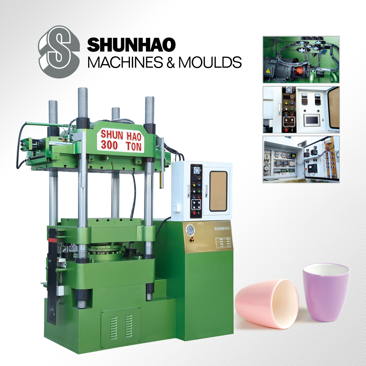 different models melamine press machine