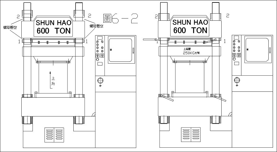 Melamine resin processing machine