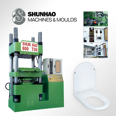 600 ton UF toilet seat cover molding machine