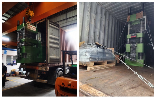 melamine machine and mould shipment