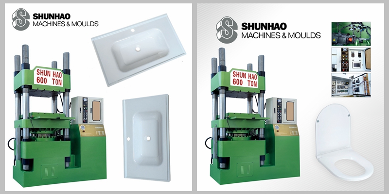 600 ton melamine basin molding machine