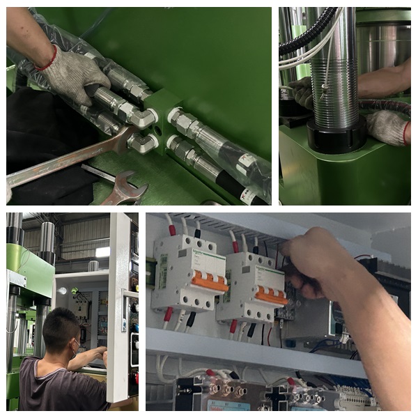 melamine compression tableware molding machine from Shunhao factory