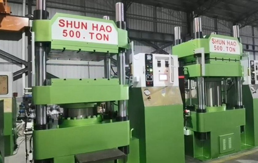 500 Ton Hydraulic Press Machine Testing