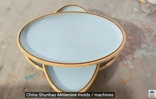What is 2 tones melamine crockery ?