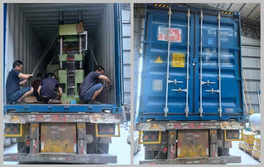 Shunhao Factory Automatic Melamine Molding Machine Shipment