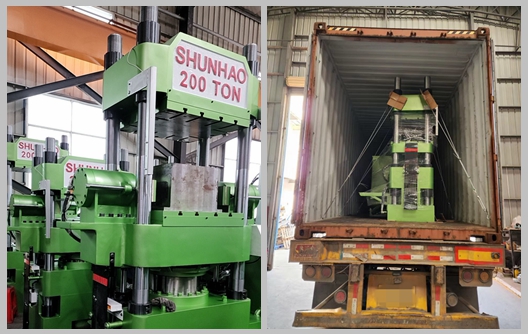 Shunhao 200 Ton Automatic Split Cup Molding Machine Shipment