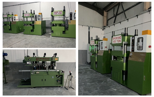 Shunhao Melamine Tableware Molding Machine and Edge Grinding Machine Arrived At Customer's Factory