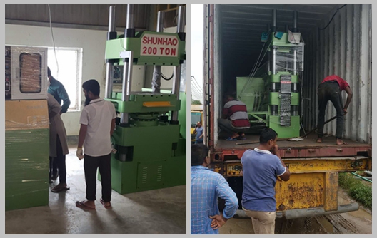 Shunhao 150-Ton & 200-Ton Melamine Ware Equipment Shipment