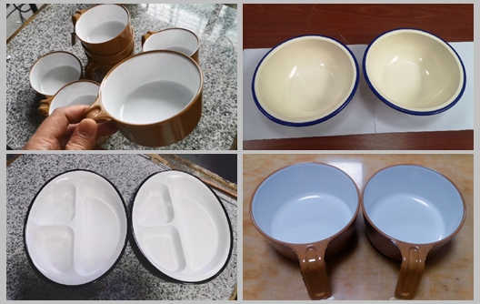 Shunhao 2 Colors Melamine Bowl Making By 2 Colors Machine