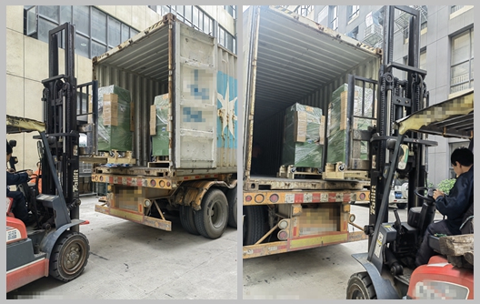 Shipment of Shunhao Melamine Tableware Molding & Preheating Machines