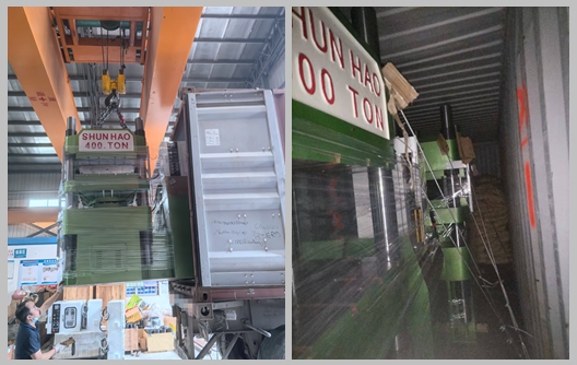 Shunhao Factory Automatic Melamine Tableware Molding Machines Shipment
