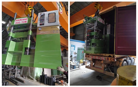 Double Color Melamine Molding Machines Shipment