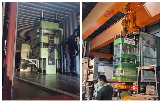 Shunhao Factory 300 Ton Melamine Ware Molding Machine Shipment