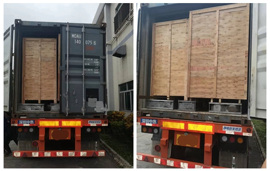 Melamine Preheating Machines and Moulds Shipment