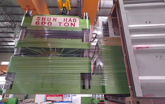 Shunhao 600 Ton Automatic Melamine Press Machine Shipment