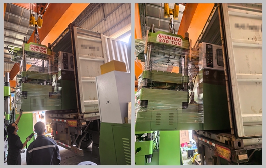 Automatic Melamine Molding Machine & Preheater Shipment