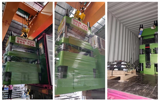300 Ton and 600 Ton Melamine Molding Machines Shipment