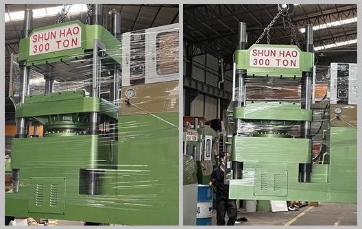 Shunhao 300-Ton Melamine Tableware Press Machines Shipment